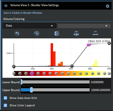 Improve volume view controls